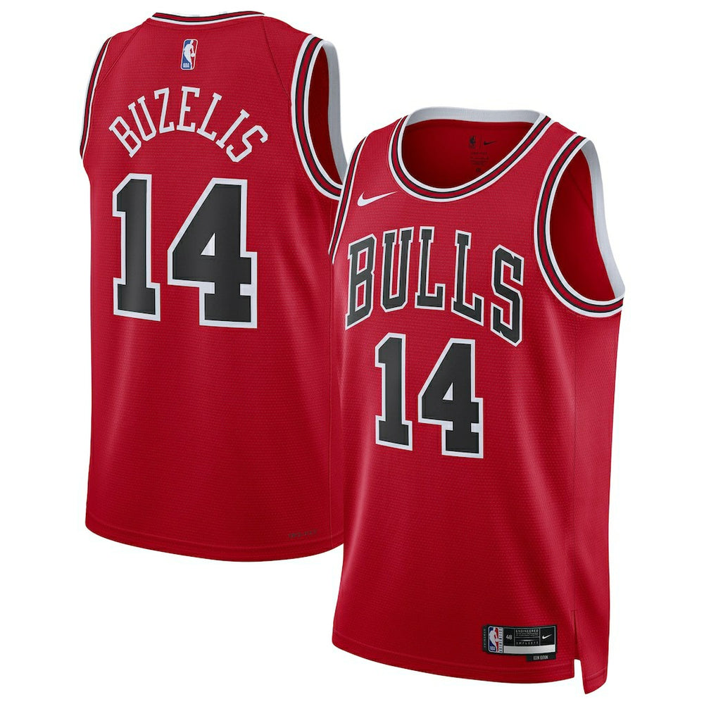 NBA Matas Buzelis Chicago Bulls Unisex Swingman Player Jersey sale - Icon Editi- Red