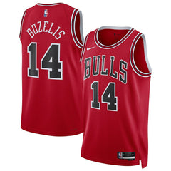 NBA Matas Buzelis Chicago Bulls Unisex Swingman Player Jersey sale - Icon Editi- Red