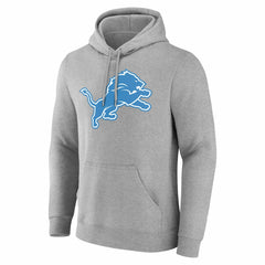 Detroit Lions Big & Tall Team Authentic Custom Hoodie Gray