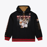 Philadelphia 76ers Hardwood Classics Originals Collection 2000-2001 Team Roster Fleece Hoodie Black