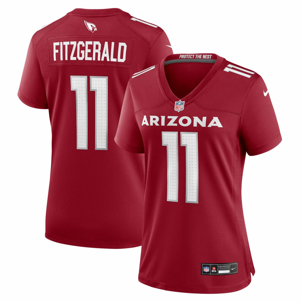 NFL Larry Fitzgerald Arizona Cardinals Women's Team Retired Game Jersey - Cardinal