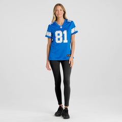NFL Calvin Johnson Detroit Lions Women's Team Retired Game Jersey - Blue