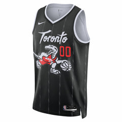NBA Toronto Raptors Unisex 2025/26 City Edition Swingman Custom Jersey - Black