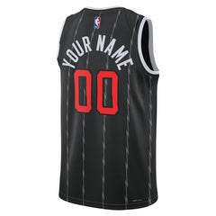 NBA Toronto Raptors Unisex 2025/26 City Edition Swingman Custom Jersey - Black
