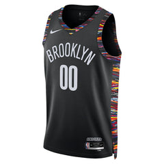 Brooklyn Nets Unisex 2025/26 City Edition Swingman Custom Jersey Black