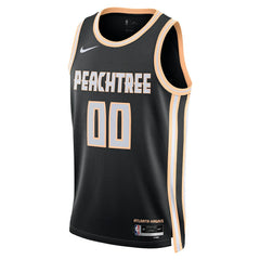 NBA Atlanta Hawks Unisex 2025/26 City Edition Swingman Custom Jersey - Black