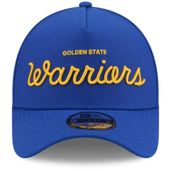 Golden State Warriors x Malbon Golf Unisex 9FORTY A-Frame Adjustable Hat Royal