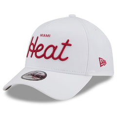 Miami Heat x Malbon Golf Unisex 9FORTY A-Frame Adjustable Hat White