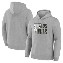Brooklyn Nets Noches Training Hoodie Gray