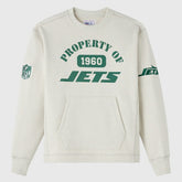New York Jets OVO x NFL Unisex Fleece Sweatshirt Heather Gray