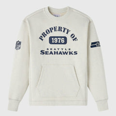 Seattle Seahawks OVO x NFL Unisex Fleece Sweatshirt Heather Gray
