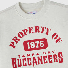 Tampa Bay Buccaneers OVO x NFL Unisex Fleece Sweatshirt Heather Gray