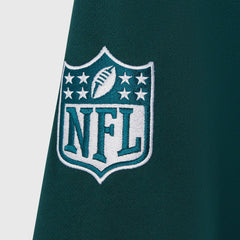 Philadelphia Eagles OVO x NFL Unisex Full-Zip Waffle-Lined Hoodie Midnight Green