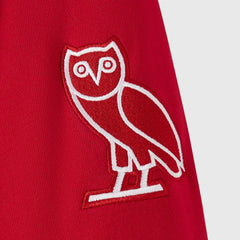 San Francisco 49ers OVO x NFL Unisex Full-Zip Waffle-Lined Hoodie Scarlet