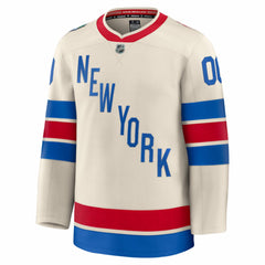 NHL New York Rangers Fanatics 2026 NHL Winter Classic Premium Custom Jersey - Beige