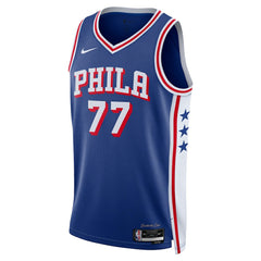 NBA VJ Edgecombe Philadelphia 76ers Unisex Swingman Jersey - Icon Edition - Royal