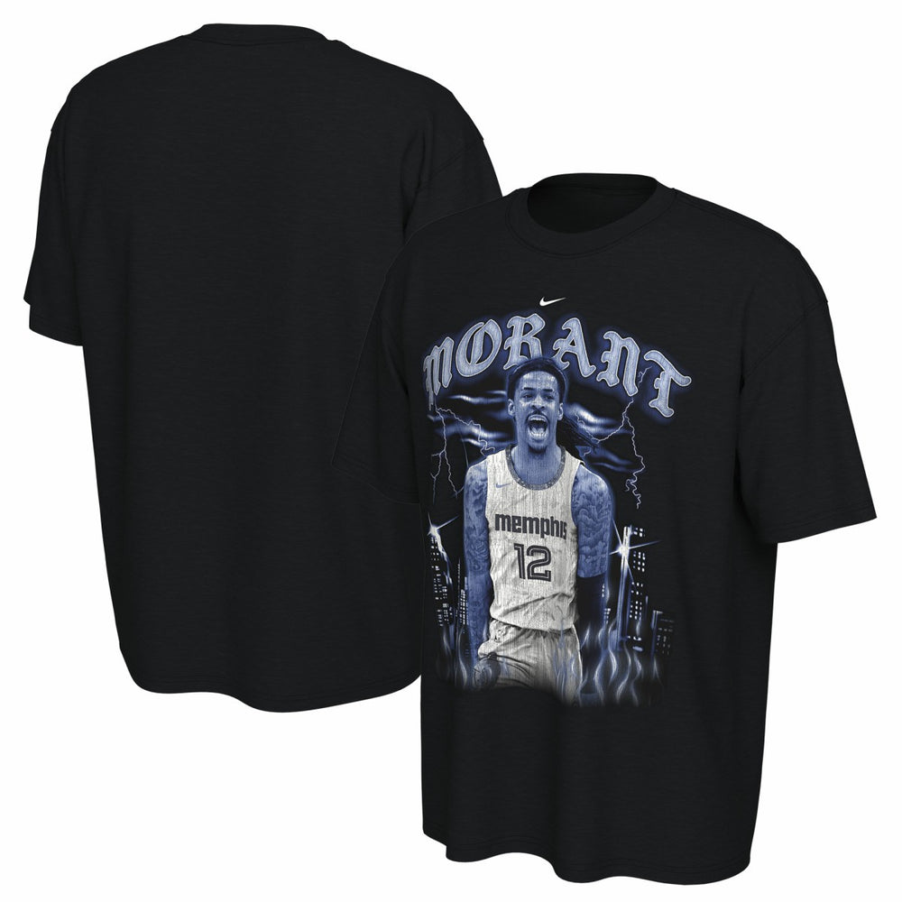 Ja Morant Memphis Grizzlies Unisex 2025/26 City Edition Player Graphic T-Shirt Black