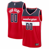 Washington Wizards Fastbreak Custom Jersey Red Icon Edition