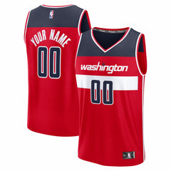Washington Wizards Fastbreak Custom Jersey Red Icon Edition