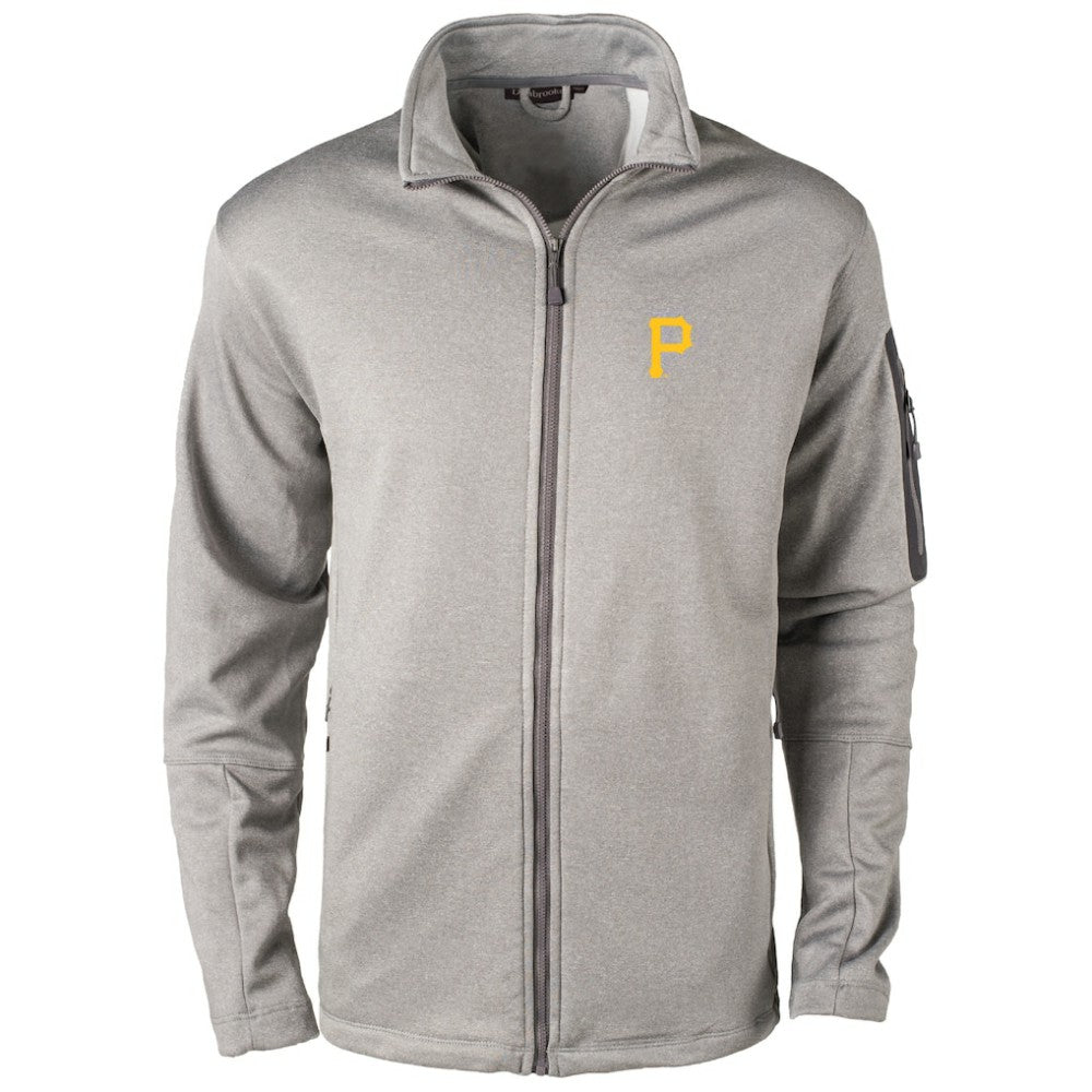 Pittsburgh Pirates Dunbrooke Pacific Full-Zip Fleece Jacket - Heather Gray Jackets