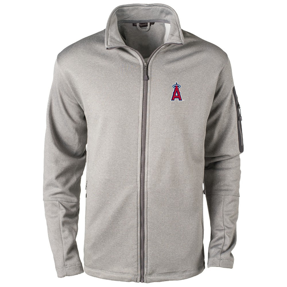 Los Angeles Angels Dunbrooke Pacific Full-Zip Fleece Jacket - Heather Gray Jackets