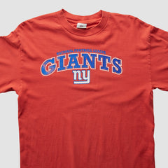 New York Giants NFL 2000s Long Sleeve T-shirt Red Vintage