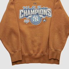 New York Yankees Majestic 2009 Pullover Sweatshirt - Brown - S by Fanatics Real Vintage Pullover