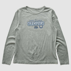Indianapolis Colts 2007 Long Sleeve T-shirt Heather Gray Vintage