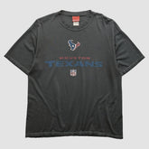 Houston Texans Reebok 2000s T-shirt Charcoal Vintage