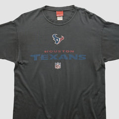 Houston Texans Reebok 2000s T-shirt Charcoal Vintage