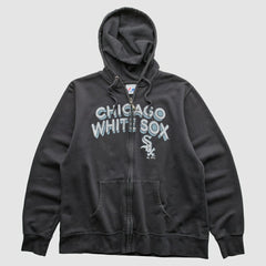 Chicago White Sox Majestic 2010 Hooded Full Zip Sweatshirt - Black - S by Fanatics Real Vintage Sweatshirts