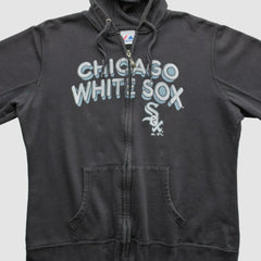 Chicago White Sox Majestic 2010 Hooded Full Zip Sweatshirt - Black - S by Fanatics Real Vintage Sweatshirts