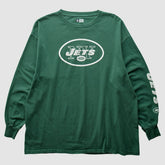 New York Jets 2010s Long Sleeve T-shirt Green Vintage