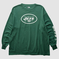 New York Jets 2010s Long Sleeve T-shirt Green Vintage