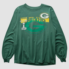 Green Bay Packers 2011 Long Sleeve T-shirt Green Vintage