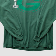 Green Bay Packers 2011 Long Sleeve T-shirt Green Vintage
