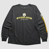 Pittsburgh Steelers NFL 2000s Long Sleeve T-shirt Black Vintage