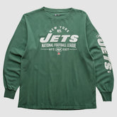 New York Jets 2010s Long Sleeve T-shirt Green Vintage