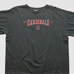 St. Louis Cardinals Adidas 2000s T-shirt - Charcoal - L by Fanatics Real Vintage T-shirts