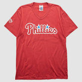 Philadelphia Phillies Majestic 2000s T-shirt - Red - M by Fanatics Real Vintage T-shirts