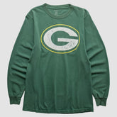 Green Bay Packers Reebok 2000s Long Sleeve T-shirt Green Vintage
