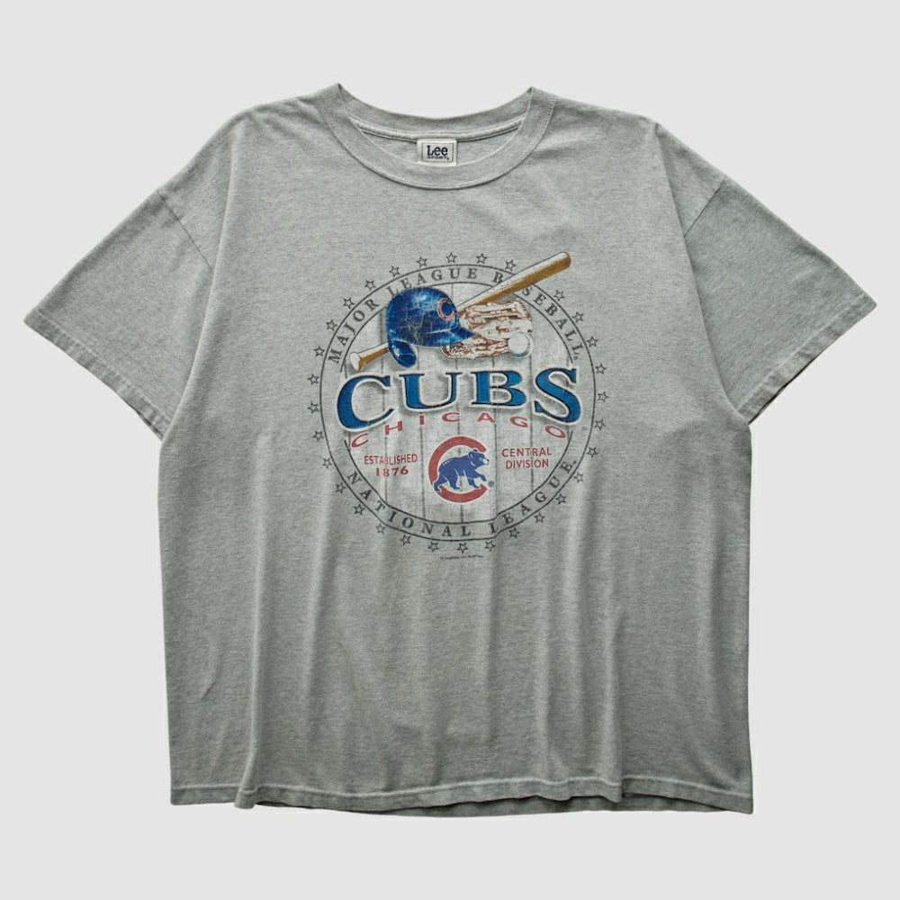 Chicago Cubs Lee Apparel 2004 T-shirt - Heather Gray - XL by Fanatics Real Vintage T-shirts