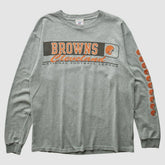 Cleveland Browns NFL 2000s Long Sleeve T-shirt Heather Gray Vintage