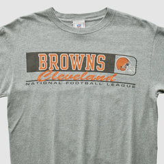 Cleveland Browns NFL 2000s Long Sleeve T-shirt Heather Gray Vintage