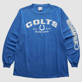 Indianapolis Colts NFL 2000s Long Sleeve T-shirt Blue Vintage
