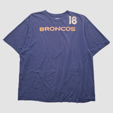 Denver Broncos Reebok 2010s T-shirt Navy Vintage