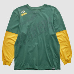 Green Bay Packers 2000s Long Sleeve T-shirt Green Vintage