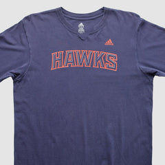 Atlanta Hawks 2000s Long Sleeve T-shirt Navy Vintage