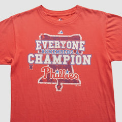 Philadelphia Phillies Majestic 2009 T-shirt - Red - S by Fanatics Real Vintage T-shirts