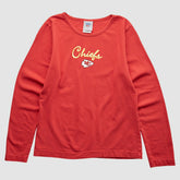 Kansas City Chiefs NFL 2000s Long Sleeve T-shirt Red S Vintage